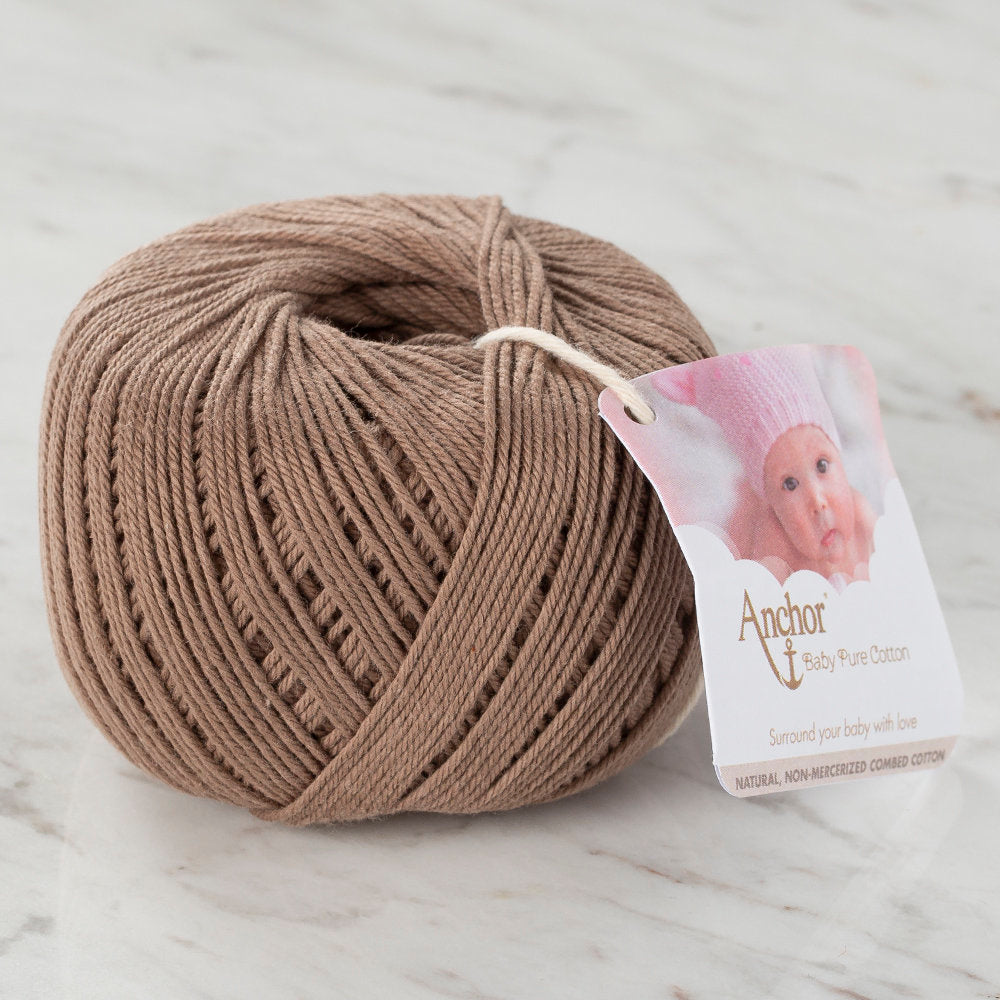 Anchor Baby Pure Cotton 4ply 50g Kahverengi El Örgü İpi - 4804000 - 00254